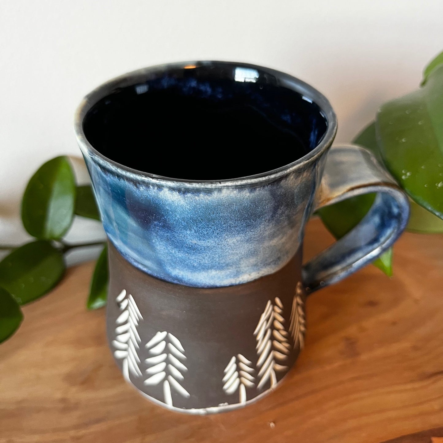 Carved Cabin Mug