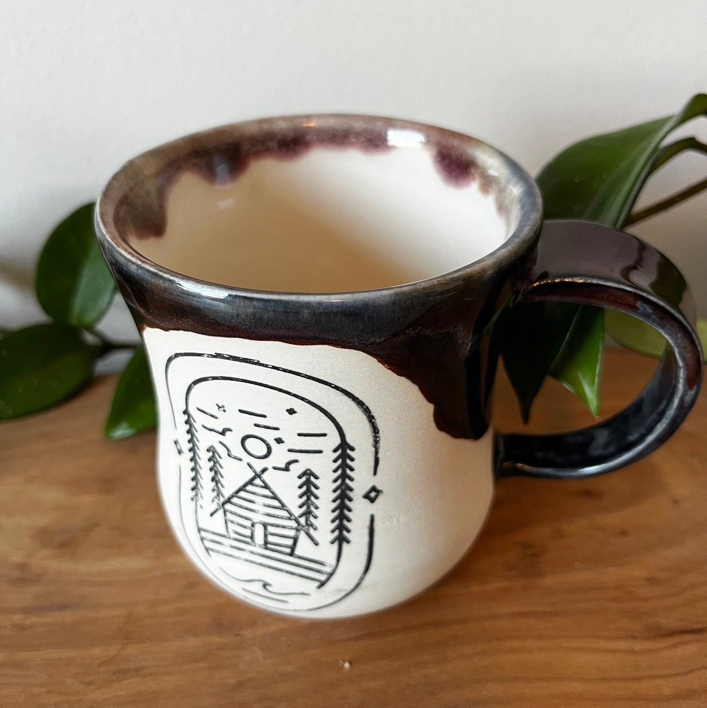 Cabin Scene Mug
