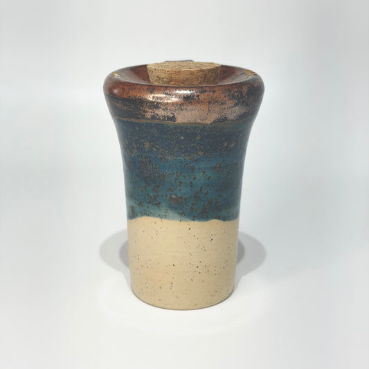 Copper + Blue Travel Mug