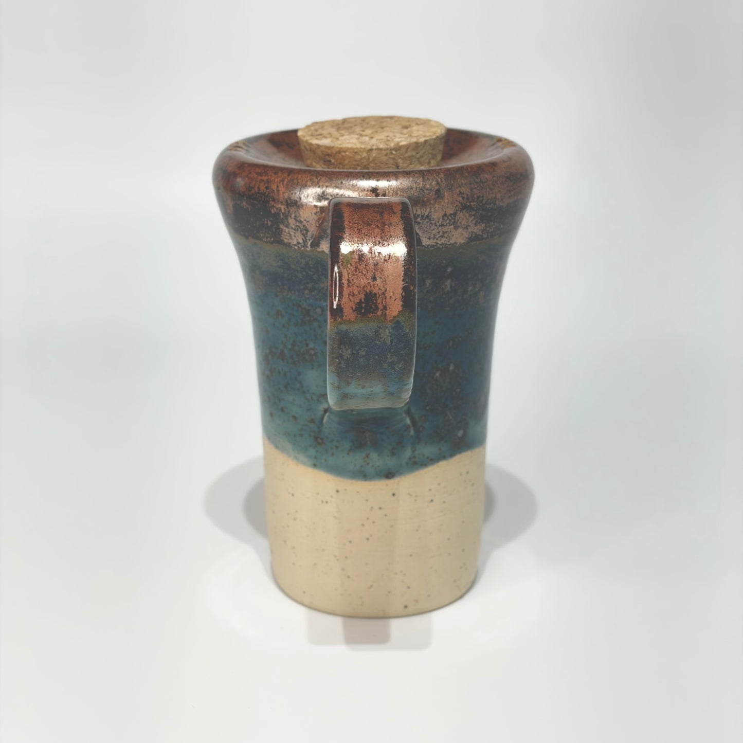 Copper + Blue Travel Mug