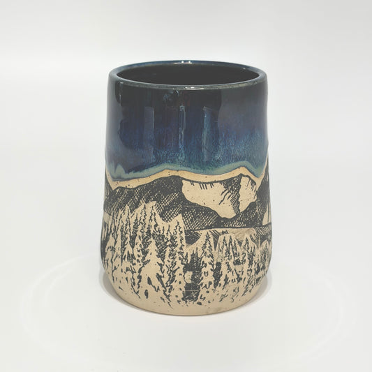 Mountain + Trees Scene Mug