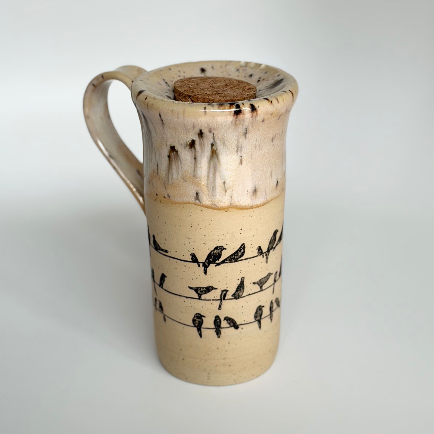 Birds on a Wire Travel Mug