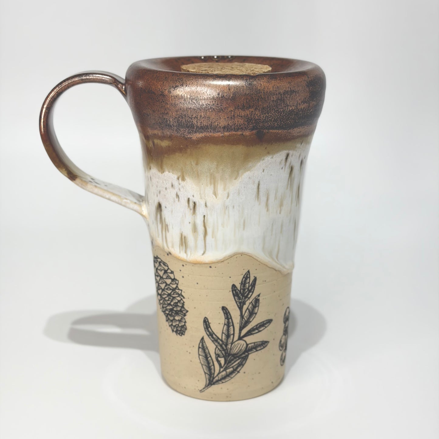 Copper Berries Travel Mug
