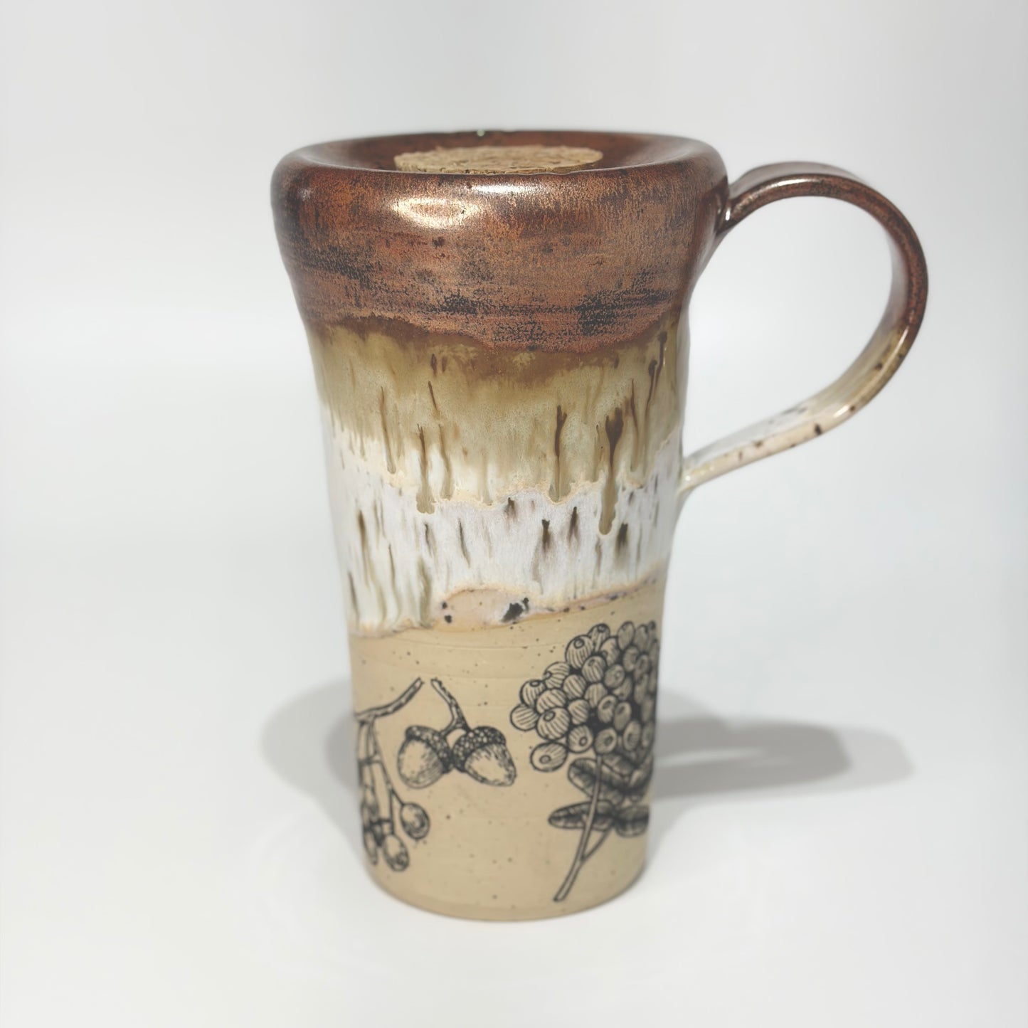 Copper Berries Travel Mug