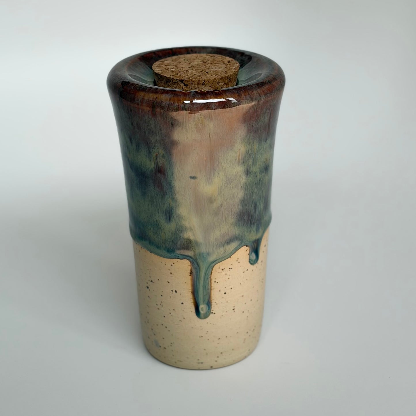 Copper + Blue Travel Tumbler