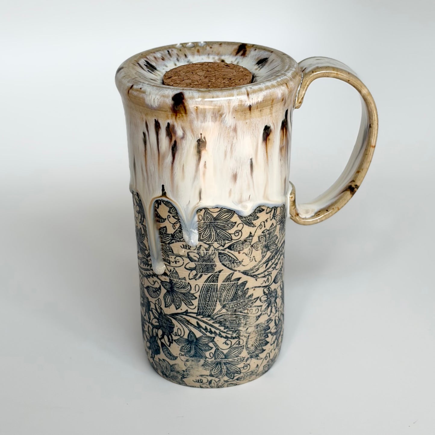 Blue Lace Travel Mug