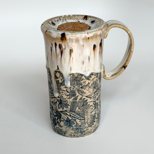 Blue Lace Travel Mug