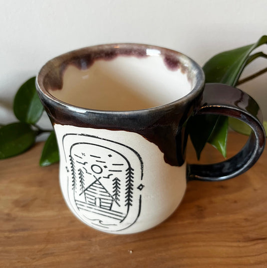 Cabin Scene Mug