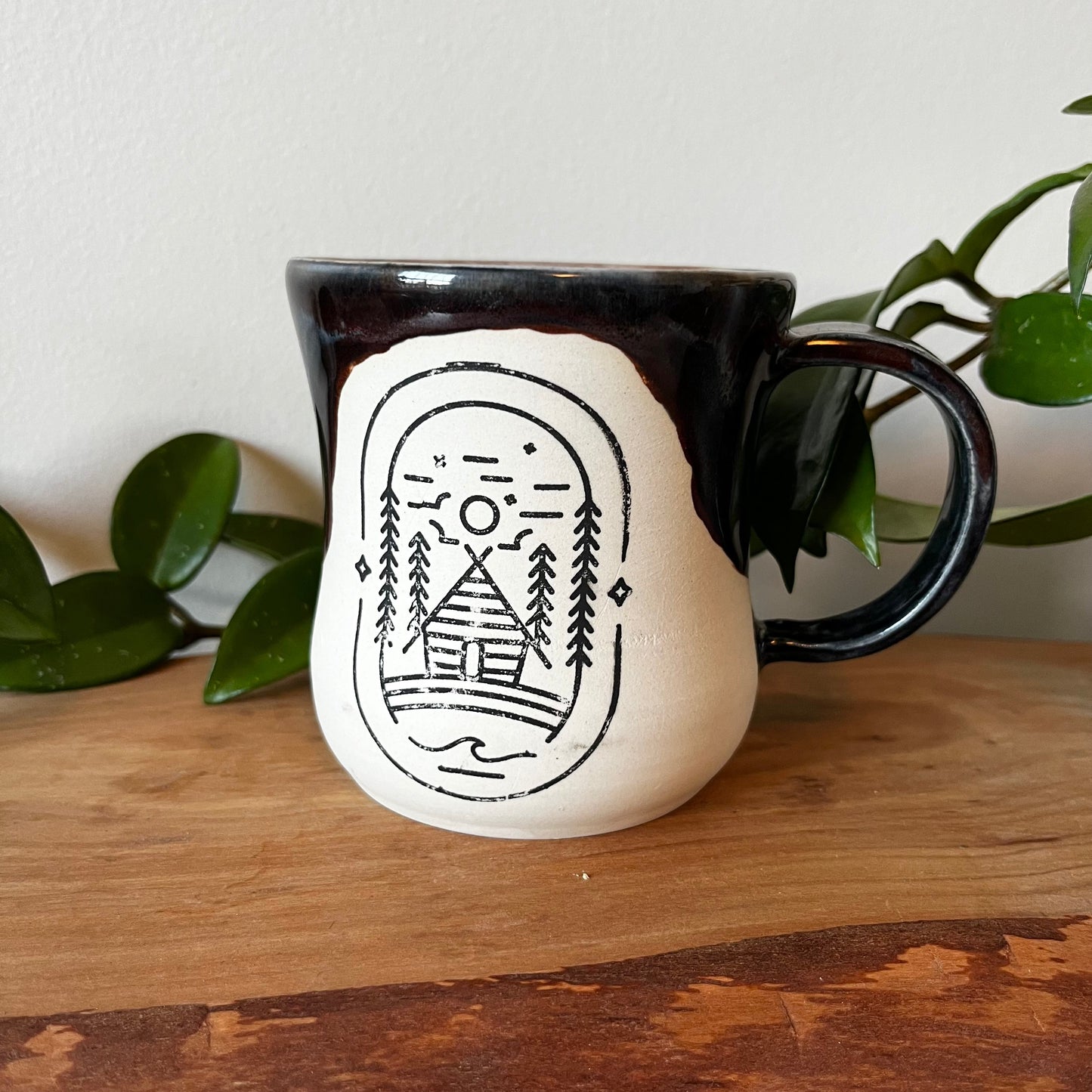 Cabin Scene Mug