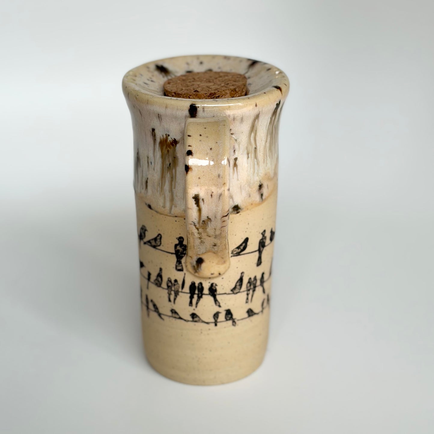 Birds on a Wire Travel Mug