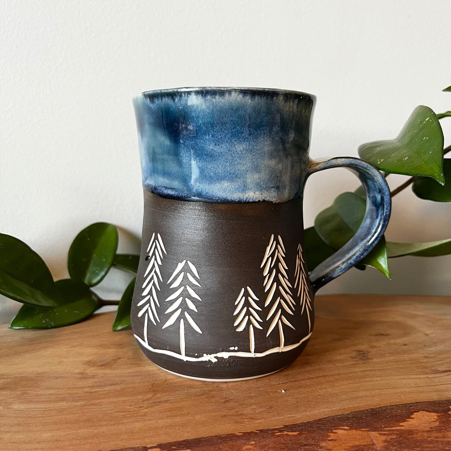 Carved Cabin Mug