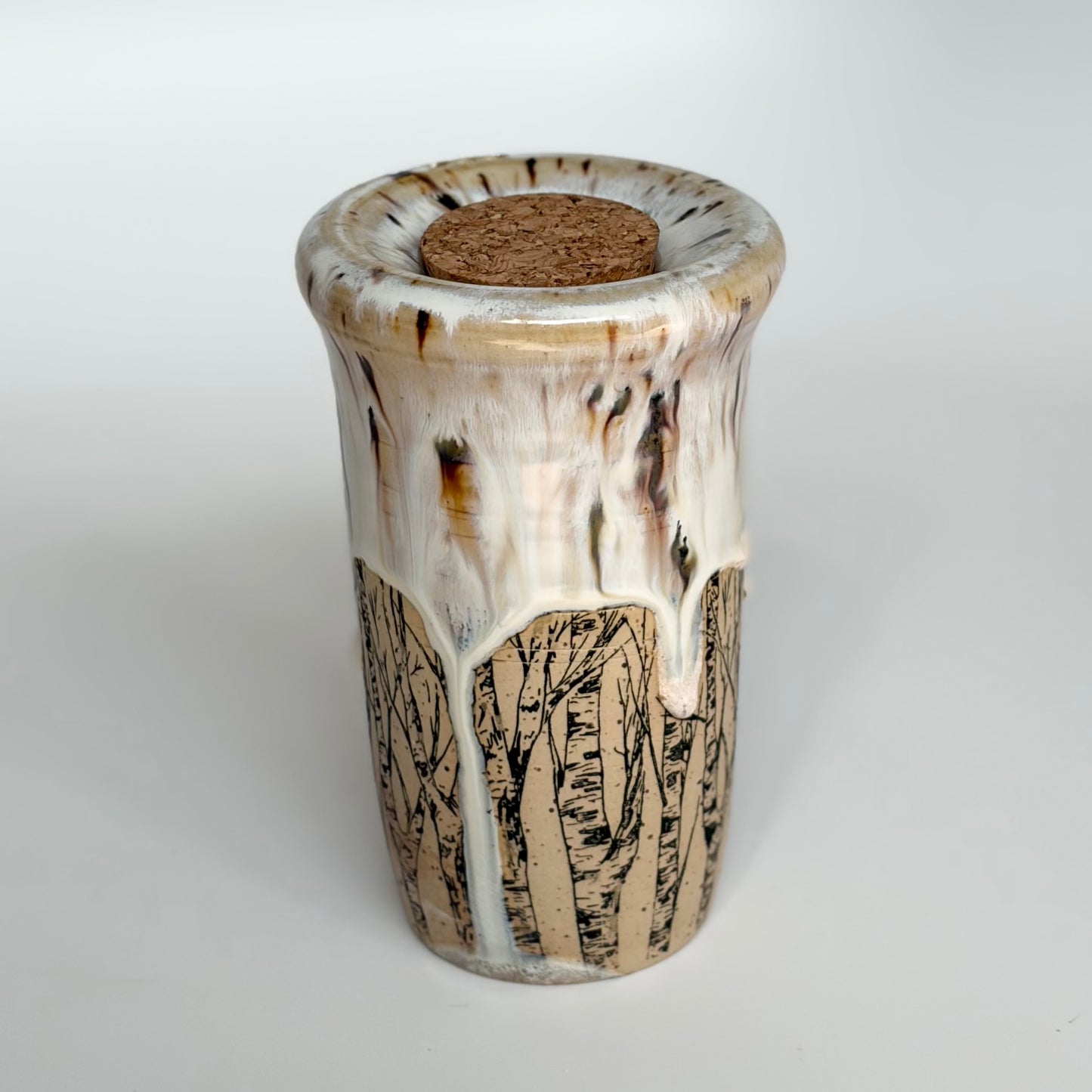 Birch Trees Travel Tumbler