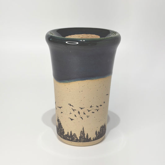Trees + Birds Travel Mug