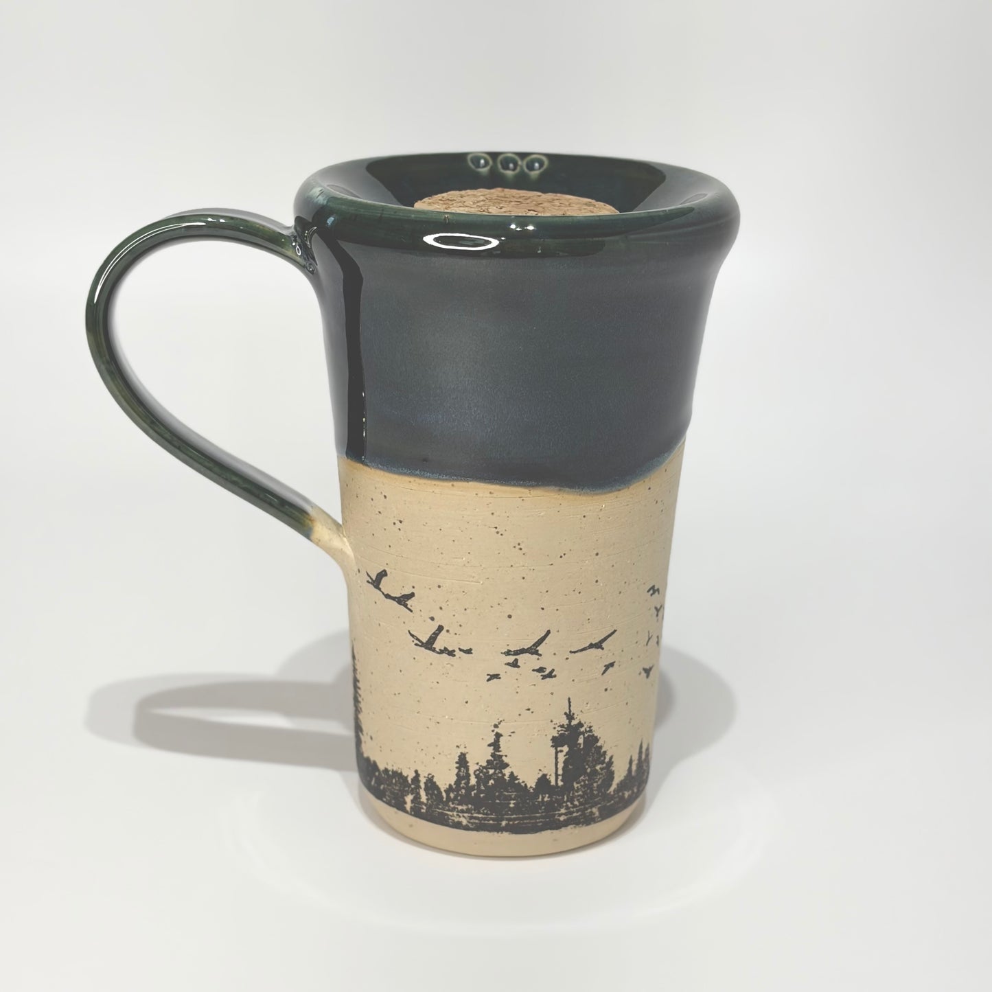 Trees + Birds Travel Mug