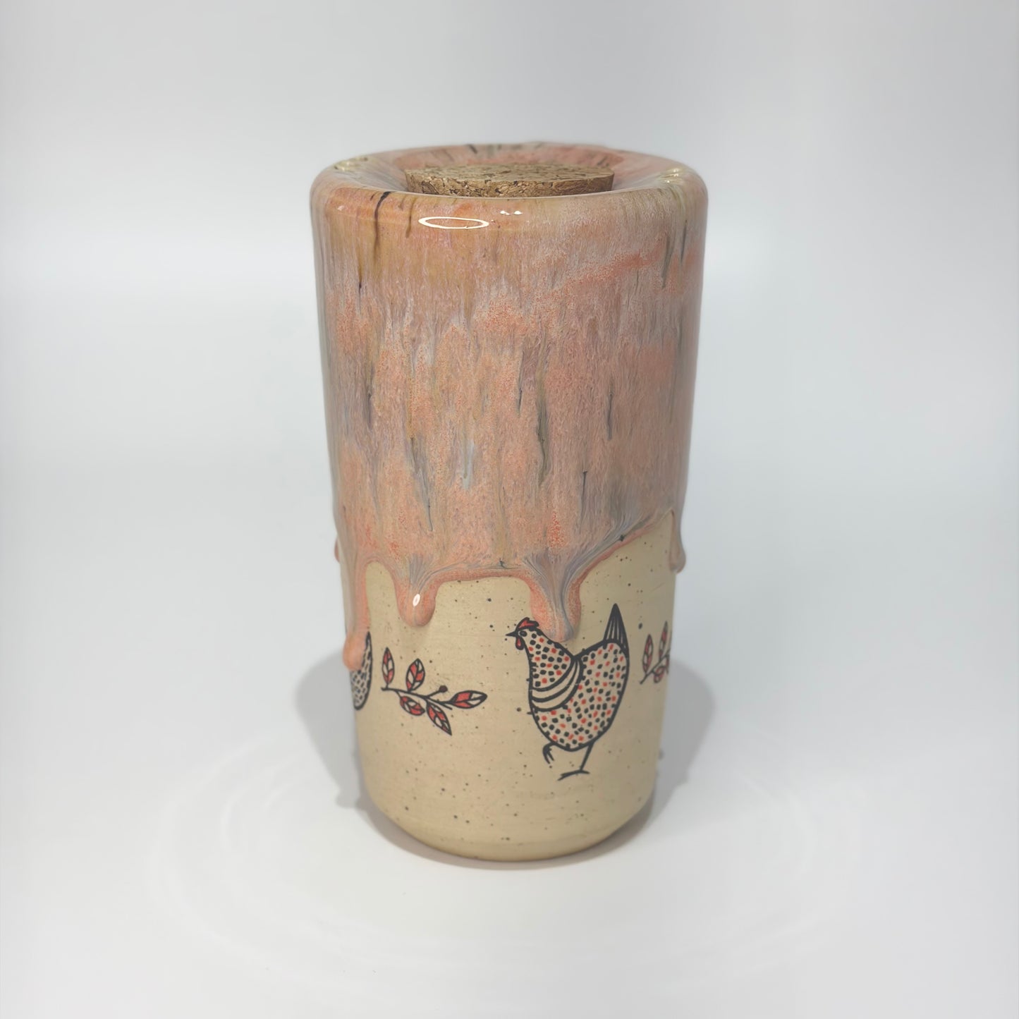 Peach Chickens Travel Mug