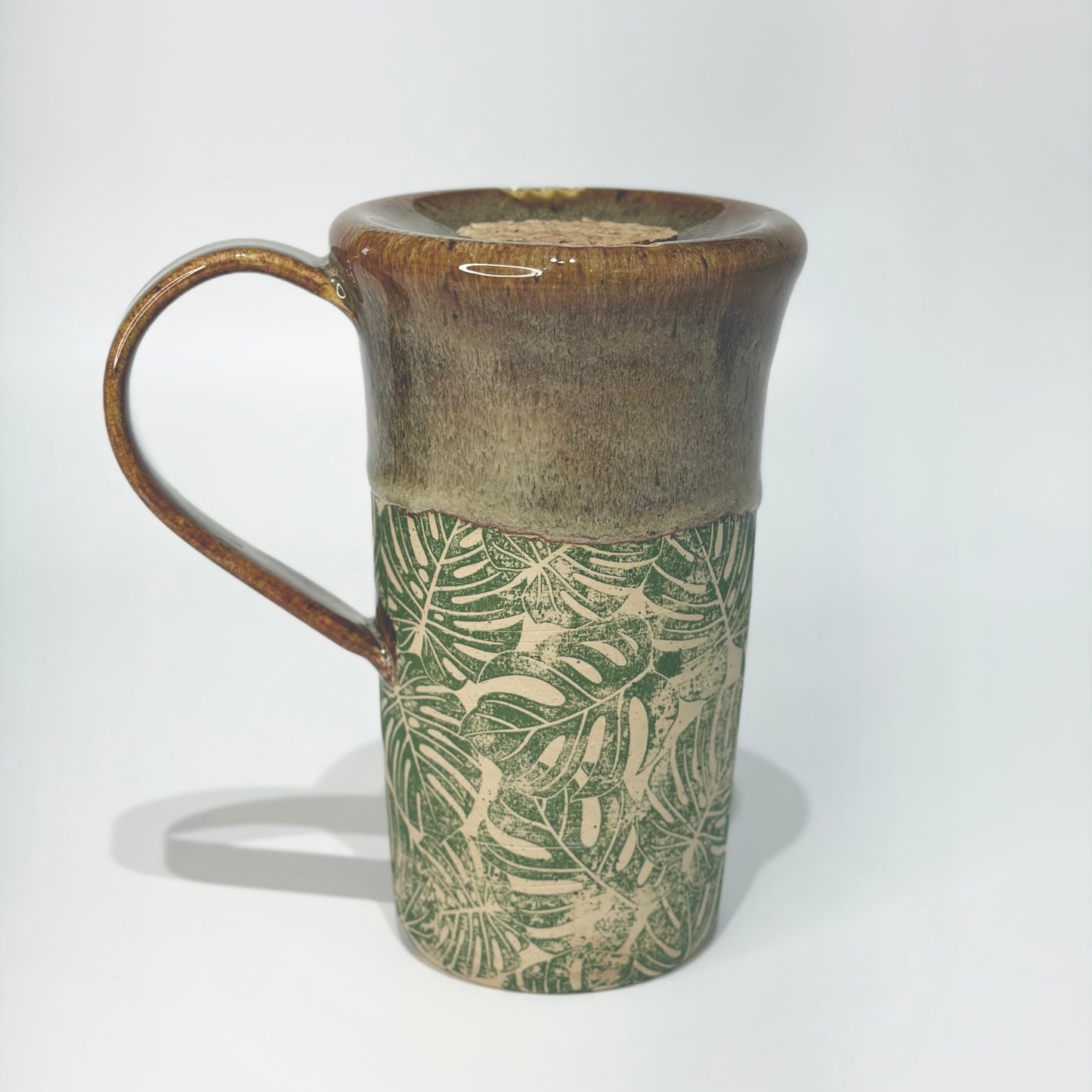 Monstera Travel Mug