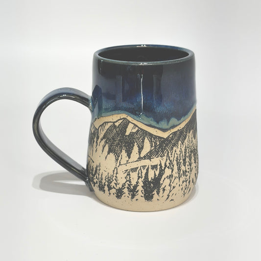 Mountain + Trees Scene Mug